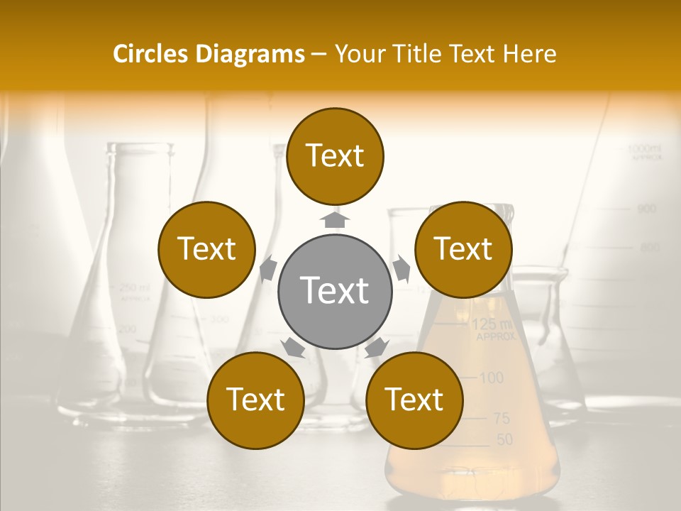 Gasoline Experiment Erlenmeyer PowerPoint Template