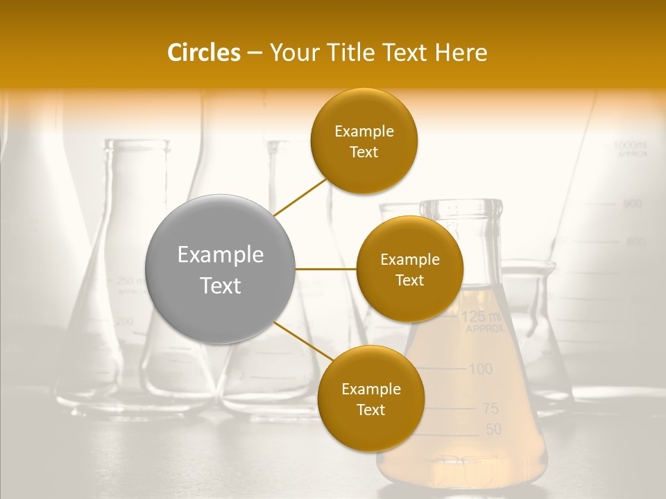Gasoline Experiment Erlenmeyer PowerPoint Template