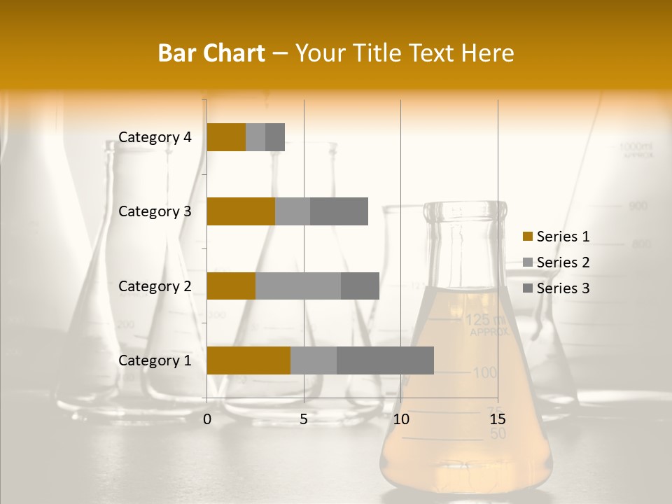 Gasoline Experiment Erlenmeyer PowerPoint Template