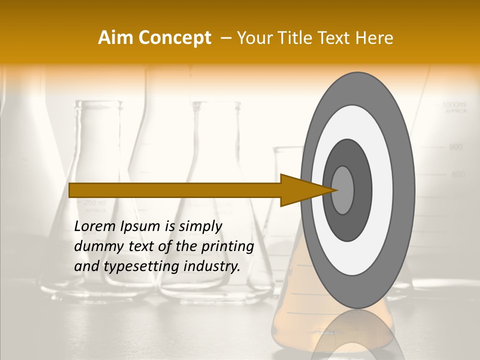 Gasoline Experiment Erlenmeyer PowerPoint Template
