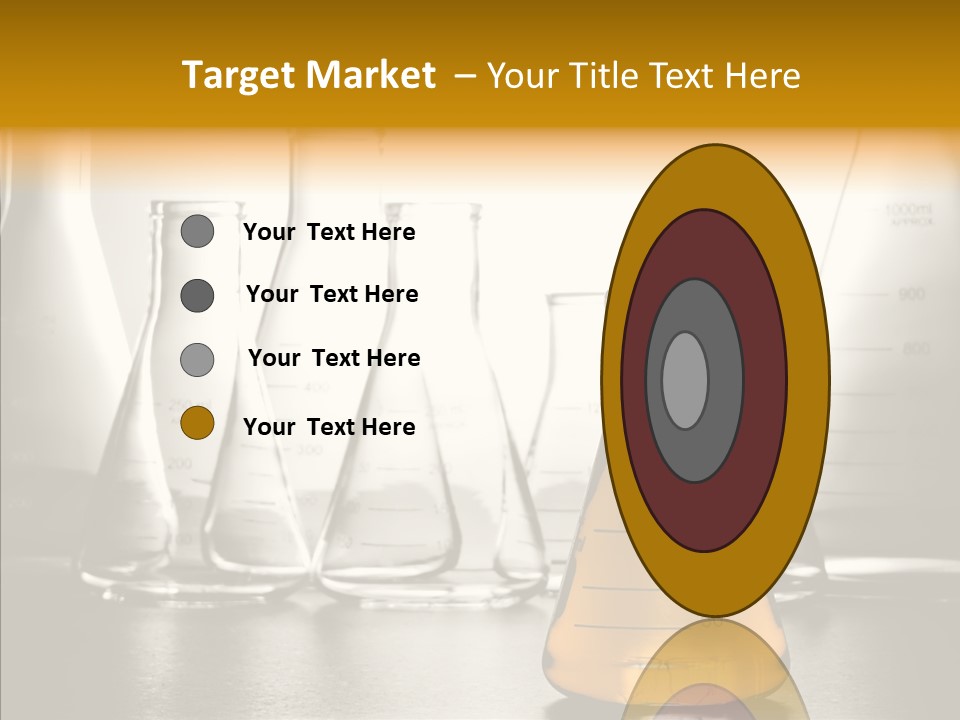 Gasoline Experiment Erlenmeyer PowerPoint Template