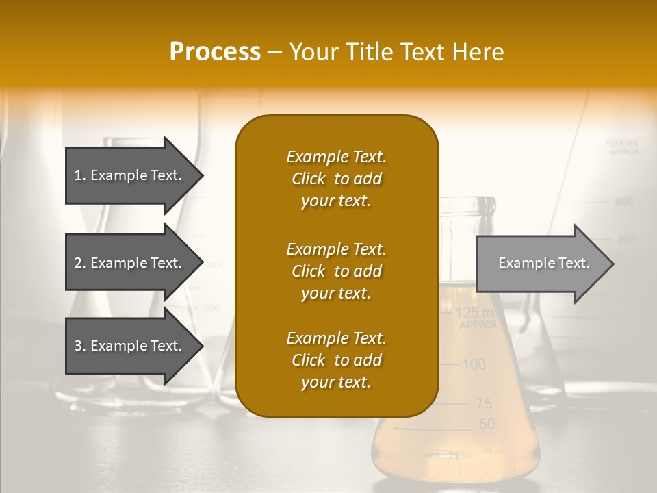 Gasoline Experiment Erlenmeyer PowerPoint Template