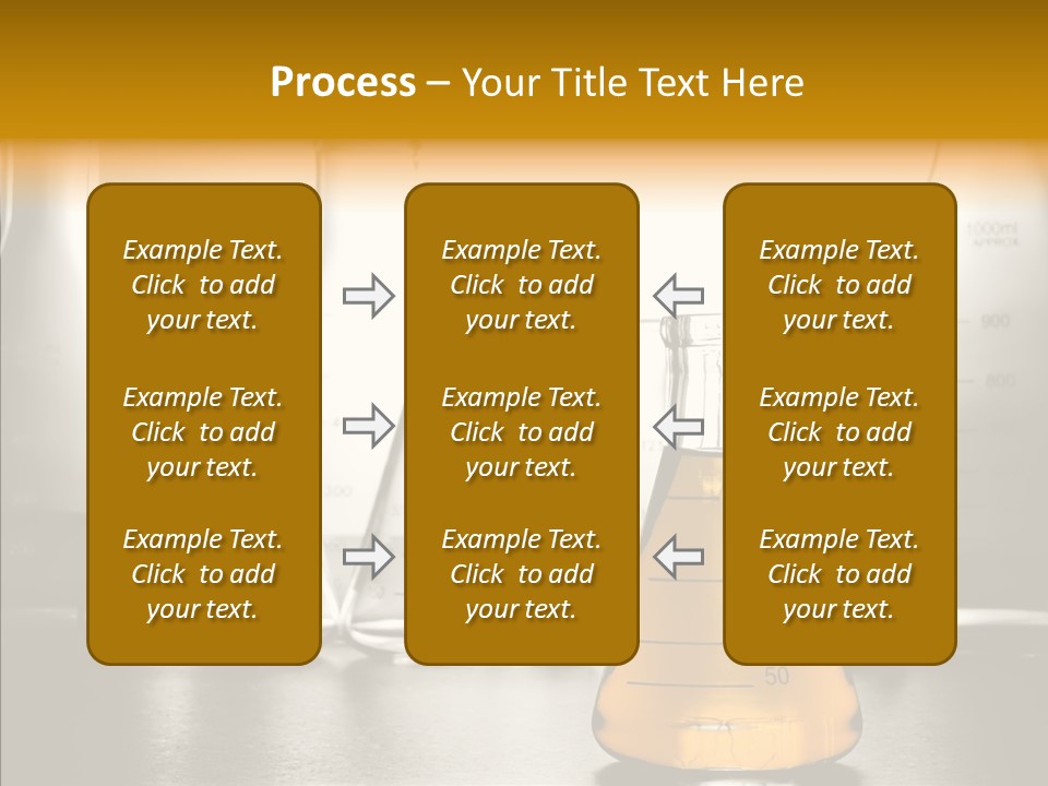 Gasoline Experiment Erlenmeyer PowerPoint Template