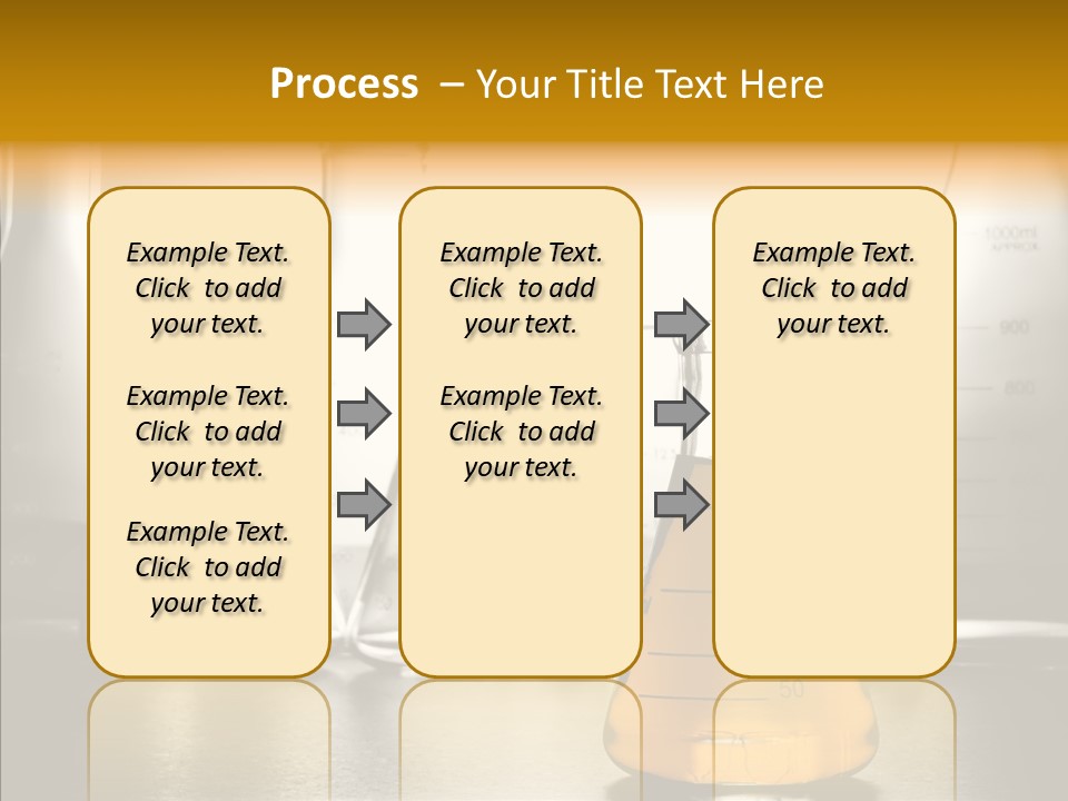 Gasoline Experiment Erlenmeyer PowerPoint Template