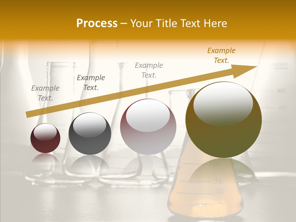 Gasoline Experiment Erlenmeyer PowerPoint Template