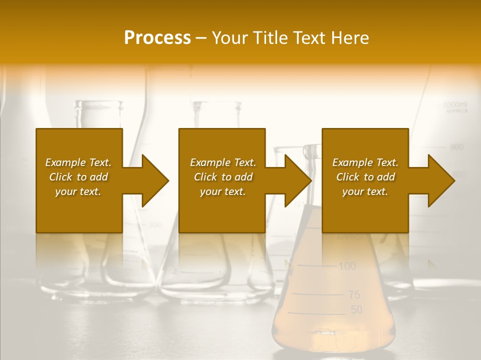 Gasoline Experiment Erlenmeyer PowerPoint Template