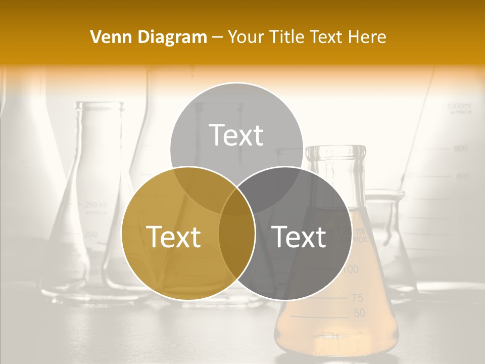 Gasoline Experiment Erlenmeyer PowerPoint Template