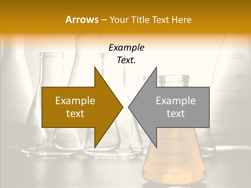 Gasoline Experiment Erlenmeyer PowerPoint Template