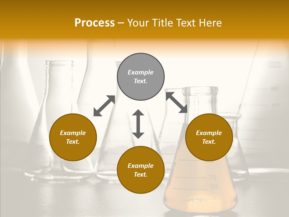 Gasoline Experiment Erlenmeyer PowerPoint Template