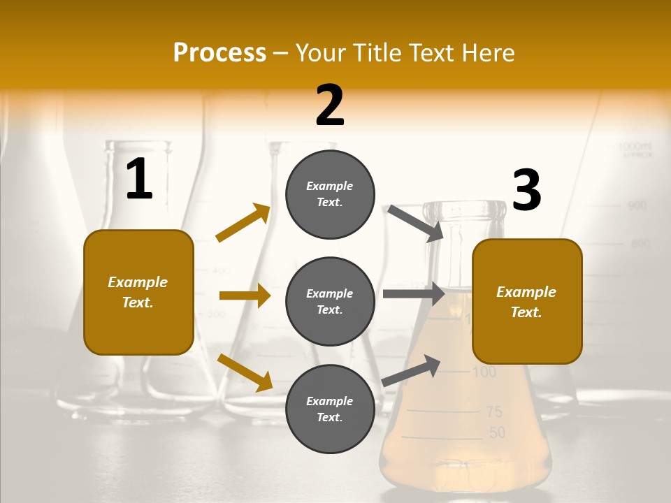 Gasoline Experiment Erlenmeyer PowerPoint Template