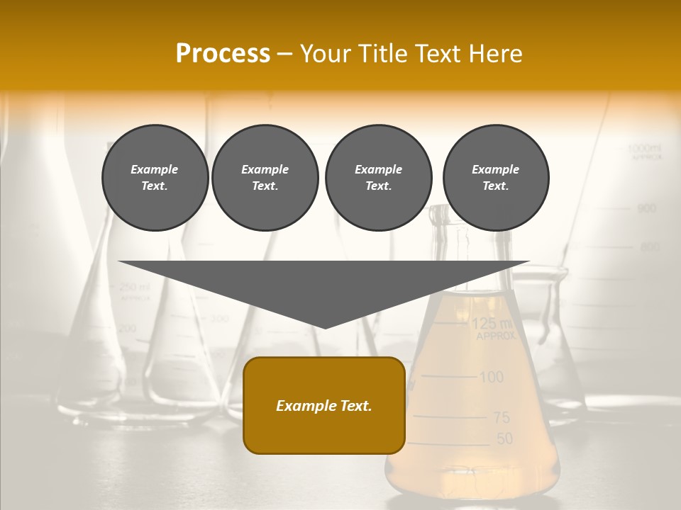 Gasoline Experiment Erlenmeyer PowerPoint Template