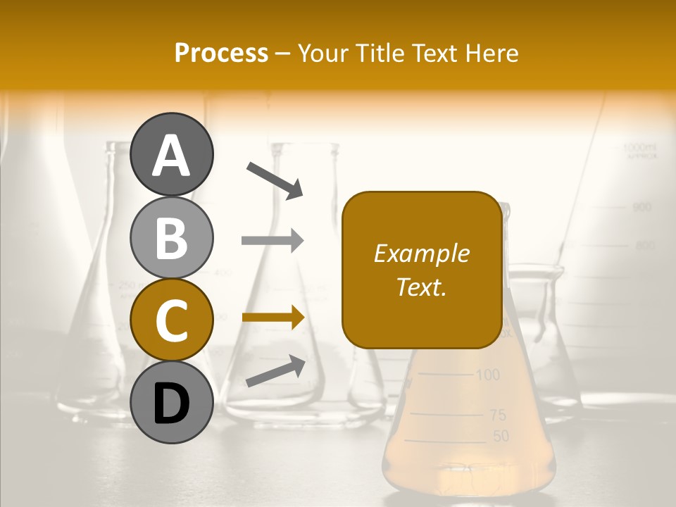 Gasoline Experiment Erlenmeyer PowerPoint Template