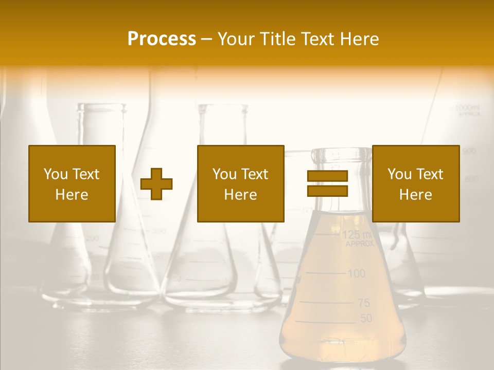 Gasoline Experiment Erlenmeyer PowerPoint Template