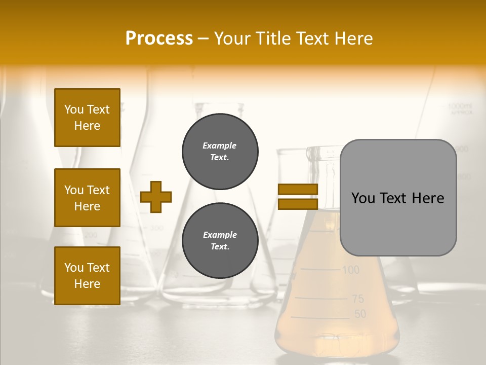 Gasoline Experiment Erlenmeyer PowerPoint Template