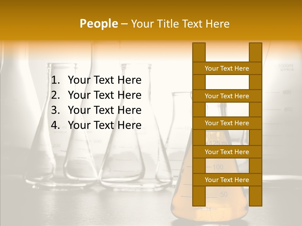 Gasoline Experiment Erlenmeyer PowerPoint Template