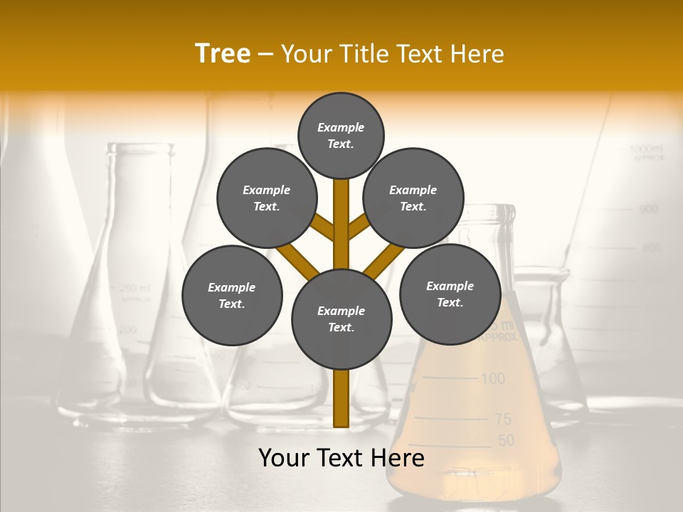 Gasoline Experiment Erlenmeyer PowerPoint Template