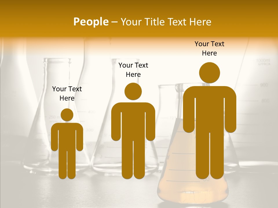 Gasoline Experiment Erlenmeyer PowerPoint Template