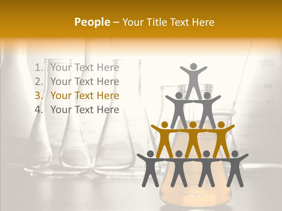 Gasoline Experiment Erlenmeyer PowerPoint Template