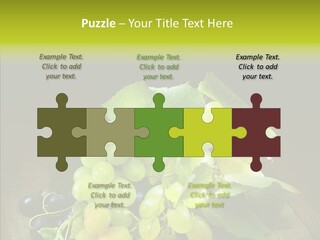 Vivid Vegetation Grape PowerPoint Template