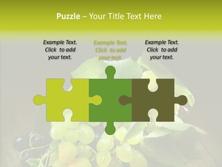 Vivid Vegetation Grape PowerPoint Template