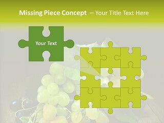 Vivid Vegetation Grape PowerPoint Template