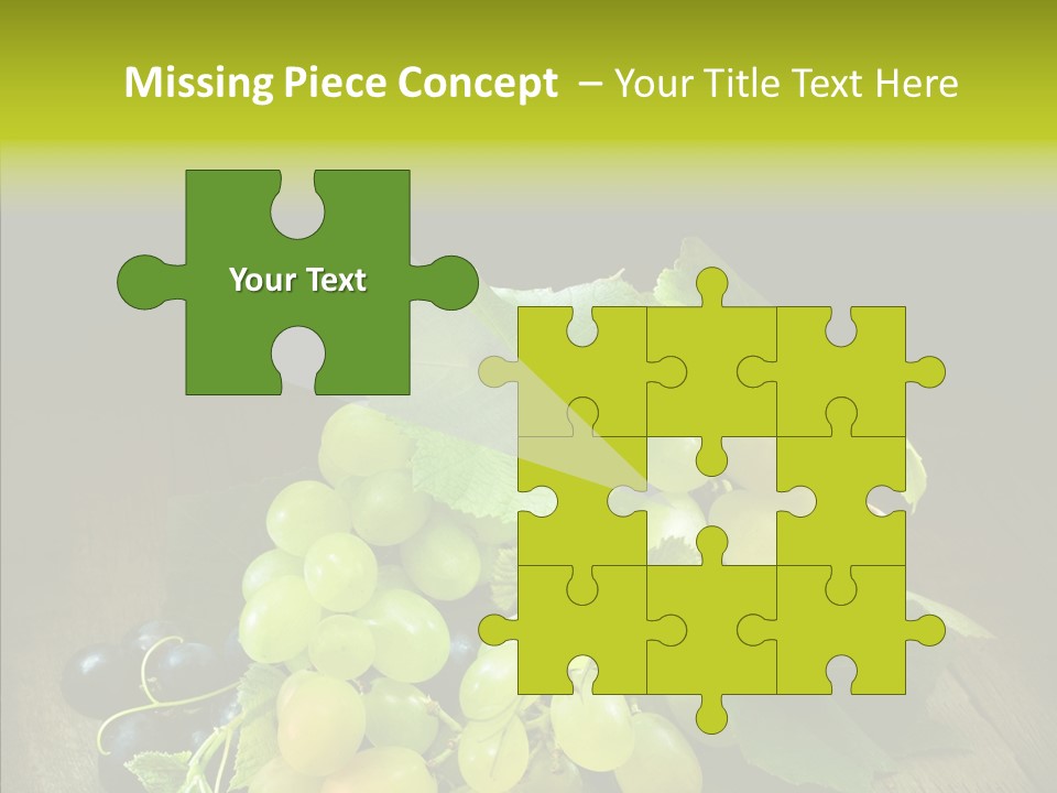 Vivid Vegetation Grape PowerPoint Template