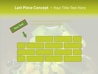 Vivid Vegetation Grape PowerPoint Template