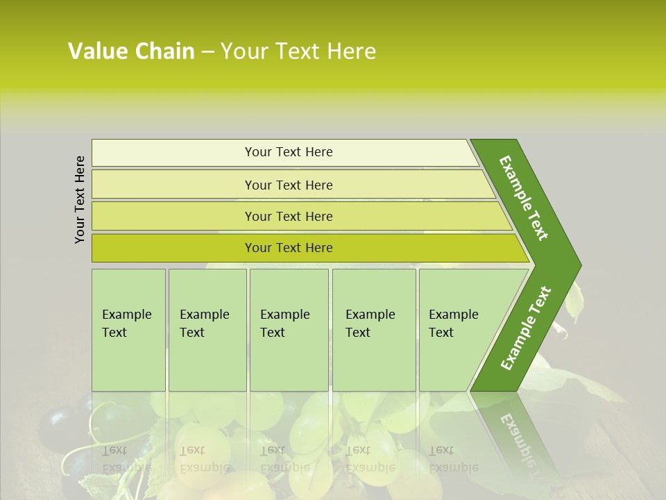 Vivid Vegetation Grape PowerPoint Template