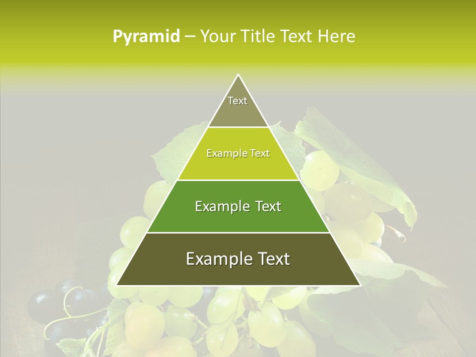 Vivid Vegetation Grape PowerPoint Template