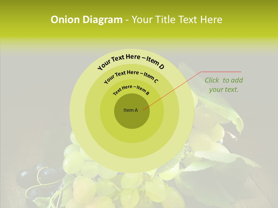 Vivid Vegetation Grape PowerPoint Template