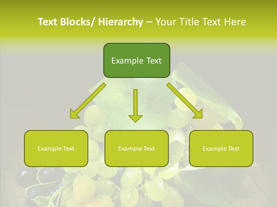 Vivid Vegetation Grape PowerPoint Template