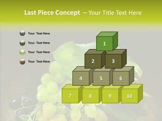 Vivid Vegetation Grape PowerPoint Template