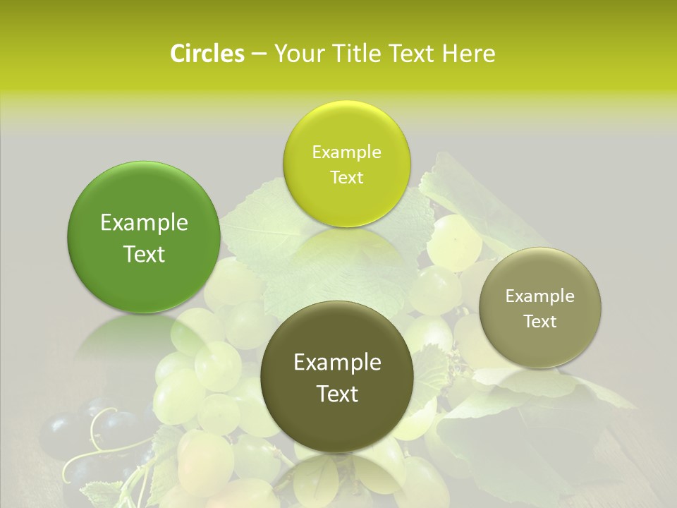 Vivid Vegetation Grape PowerPoint Template