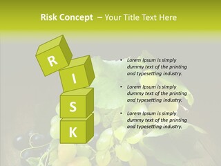 Vivid Vegetation Grape PowerPoint Template