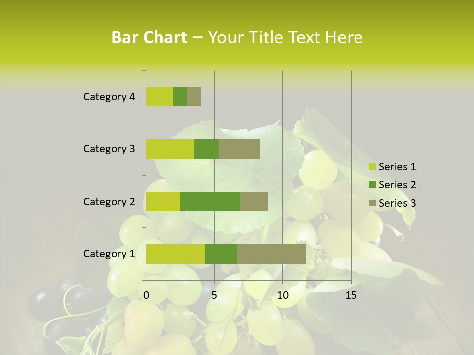 Vivid Vegetation Grape PowerPoint Template