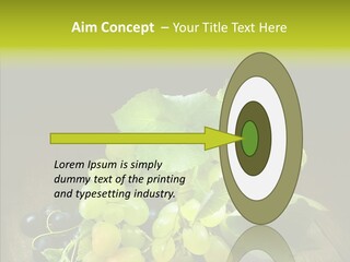 Vivid Vegetation Grape PowerPoint Template