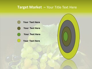 Vivid Vegetation Grape PowerPoint Template