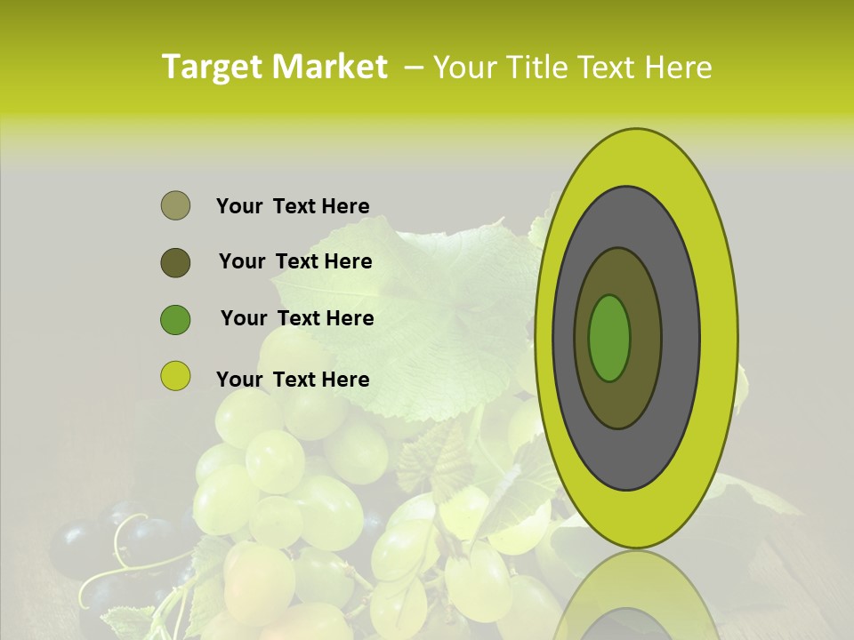 Vivid Vegetation Grape PowerPoint Template