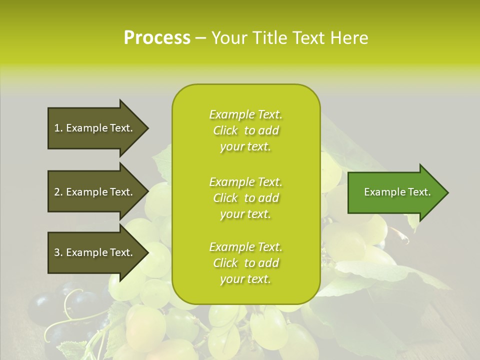 Vivid Vegetation Grape PowerPoint Template