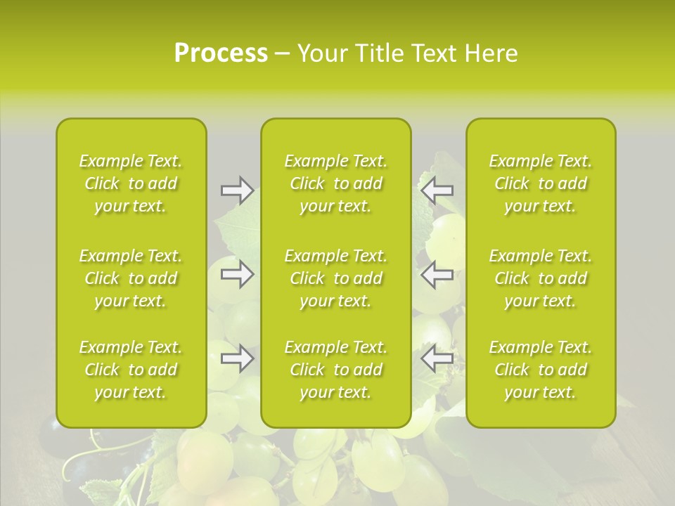 Vivid Vegetation Grape PowerPoint Template