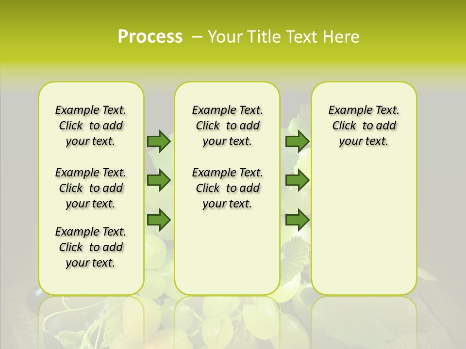 Vivid Vegetation Grape PowerPoint Template