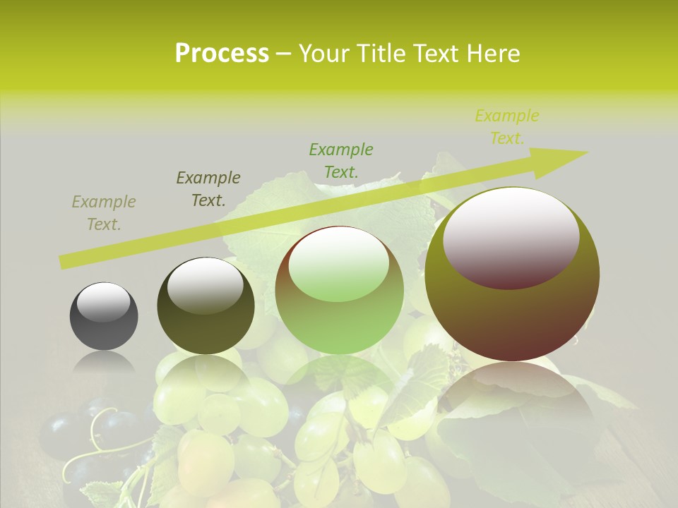 Vivid Vegetation Grape PowerPoint Template