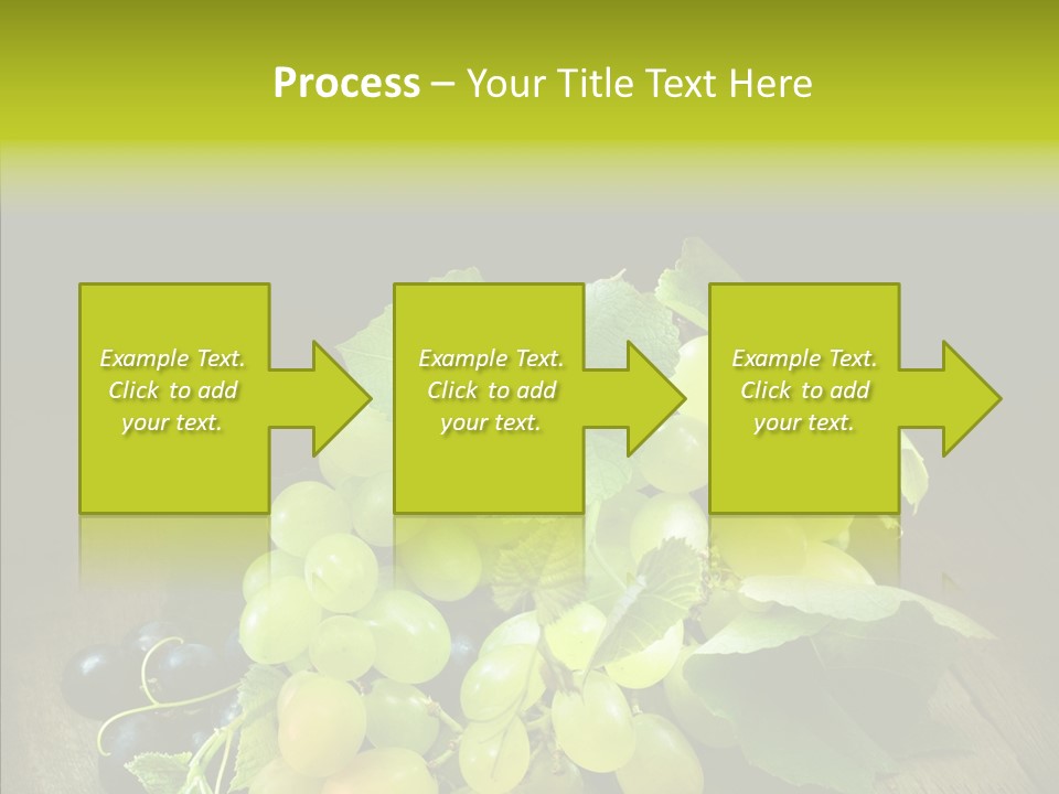 Vivid Vegetation Grape PowerPoint Template