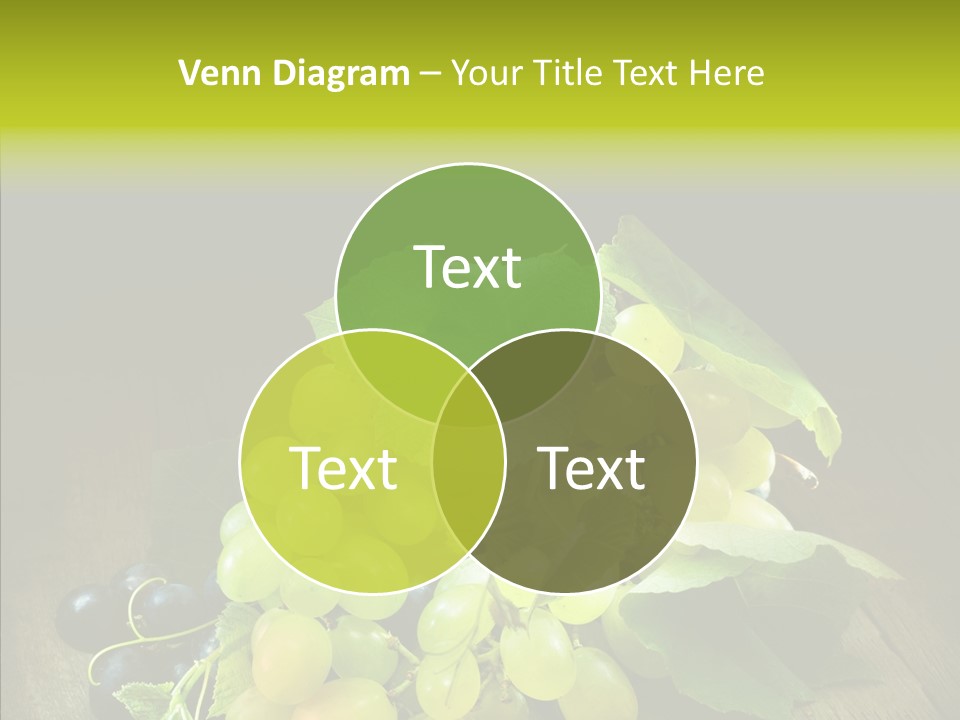 Vivid Vegetation Grape PowerPoint Template