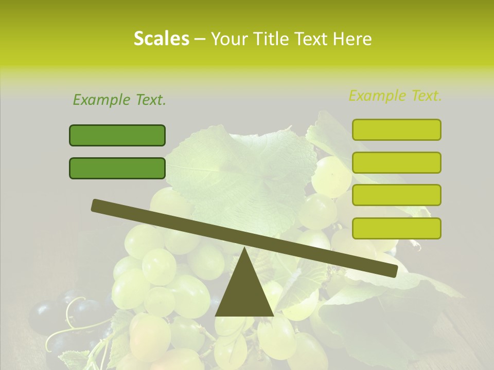 Vivid Vegetation Grape PowerPoint Template