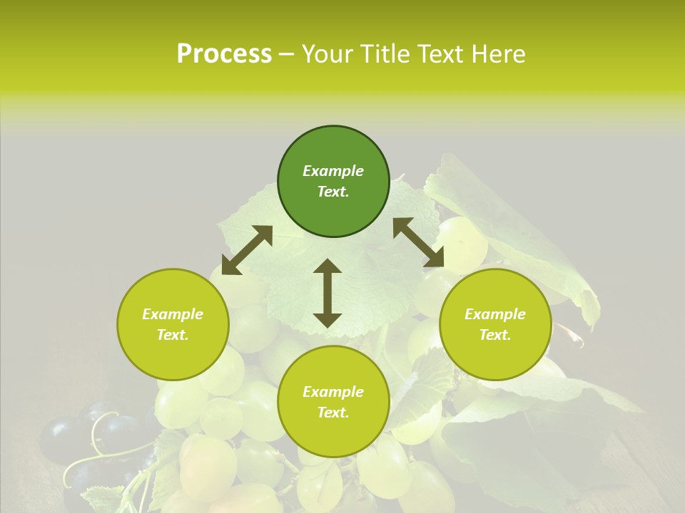 Vivid Vegetation Grape PowerPoint Template