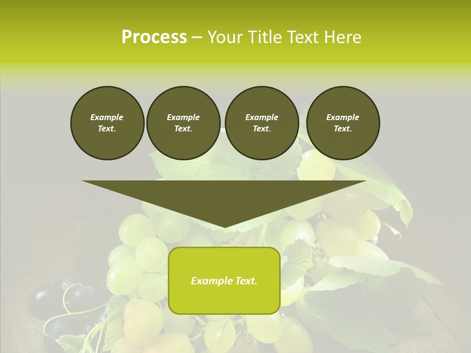 Vivid Vegetation Grape PowerPoint Template