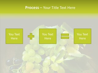 Vivid Vegetation Grape PowerPoint Template