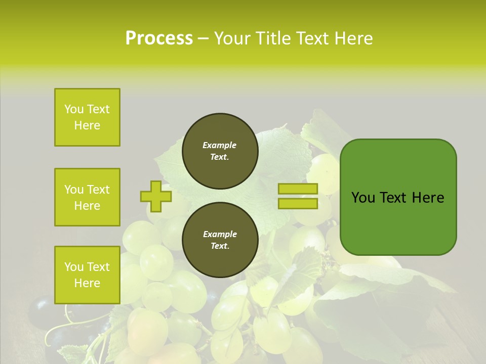 Vivid Vegetation Grape PowerPoint Template