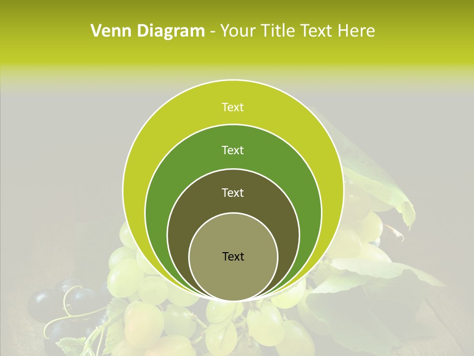 Vivid Vegetation Grape PowerPoint Template